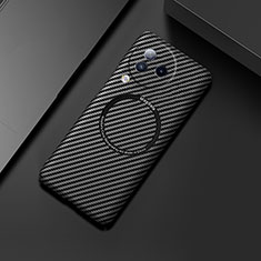 Hard Rigid Plastic Matte Finish Twill Snap On Case Cover with Mag-Safe Magnetic for Xiaomi Civi 3 5G Black