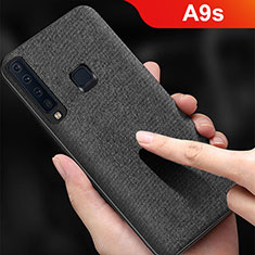 Hard Rigid Plastic Matte Finish Twill Snap On Case for Samsung Galaxy A9s Gray