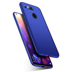 Hard Rigid Plastic Quicksand Cover Case for Huawei Honor V20 Blue