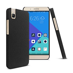 Hard Rigid Plastic Quicksand Cover for Huawei Honor 7i shot X Black