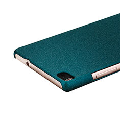 Hard Rigid Plastic Quicksand Cover for Huawei P8 Green