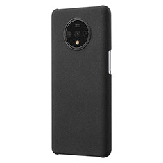 Hard Rigid Plastic Quicksand Cover for OnePlus 7T Black