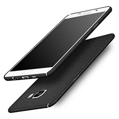 Hard Rigid Plastic Quicksand Cover for Samsung Galaxy C7 SM-C7000 Black