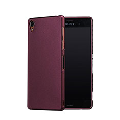 Hard Rigid Plastic Quicksand Cover for Sony Xperia Z3 Red