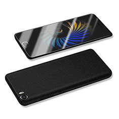 Hard Rigid Plastic Quicksand Cover for Xiaomi Mi 5 Black