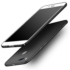 Hard Rigid Plastic Quicksand Cover for Xiaomi Mi A1 Black