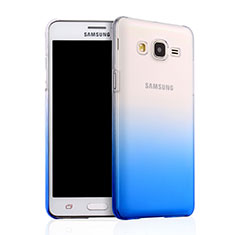 Hard Rigid Transparent Gradient Cover for Samsung Galaxy On5 G550FY Blue