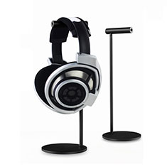 Headphone Display Stand Holder Rack Earphone Headset Hanger Universal for Oppo A16K Black