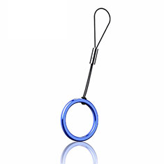 Lanyard Cell Phone Finger Ring Strap Universal R02 for Accessoires Telephone Brassards Blue