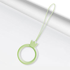 Lanyard Cell Phone Finger Ring Strap Universal R07 for Oppo K3 Green