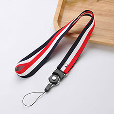 Lanyard Cell Phone Neck Strap Universal K01 for HTC U Play Red