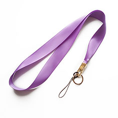 Lanyard Cell Phone Neck Strap Universal N10 for Accessoires Telephone Bouchon Anti Poussiere Purple