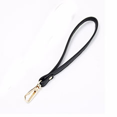 Lanyard Cell Phone Strap Universal for Accessoires Telephone Supports De Bureau Black
