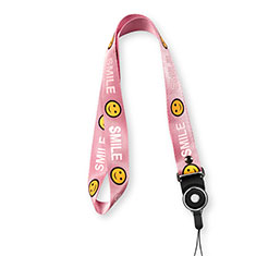 Lanyard Cell Phone Strap Universal K02 for Sony Xperia Ace II SO-41B Pink