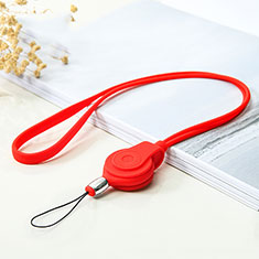 Lanyard Cell Phone Strap Universal K05 for Handy Zubehoer Mini Lautsprecher Red