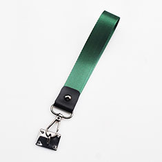 Lanyard Cell Phone Strap Universal K06 for Sharp Aquos R6 Green
