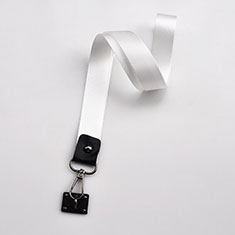 Lanyard Cell Phone Strap Universal K09 for Samsung Galaxy S4 i9500 i9505 White