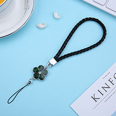 Lanyard Cell Phone Strap Universal K11 for Oppo A95 5G Black