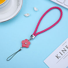 Lanyard Cell Phone Strap Universal K11 for Samsung Galaxy A8+ A8 2018 Duos A730f Red