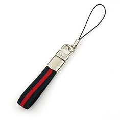 Lanyard Cell Phone Strap Universal K14 for Samsung Galaxy A22s 5G Red and Black