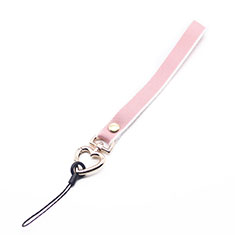 Lanyard Cell Phone Strap Universal W04 for Samsung Galaxy A22s 5G Rose Gold