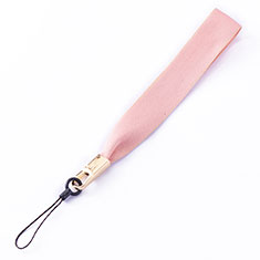 Lanyard Cell Phone Strap Universal W06 for Sharp Aquos R6 Pink
