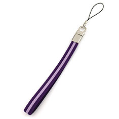 Lanyard Cell Phone Strap Universal W07 Purple