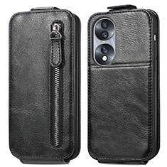 Leather Case Flip Cover Vertical for Huawei Honor 70 5G Black