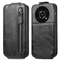 Leather Case Flip Cover Vertical for Huawei Honor X9 5G Black