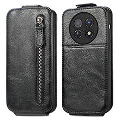 Leather Case Flip Cover Vertical for Huawei Nova Y91 Black