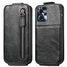 Leather Case Flip Cover Vertical for Motorola Moto G13 Black