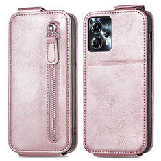 Leather Case Flip Cover Vertical for Motorola Moto G13 Rose Gold