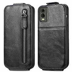 Leather Case Flip Cover Vertical for Nokia C210 Black