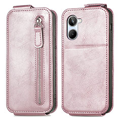 Leather Case Flip Cover Vertical for Realme 10 4G Rose Gold