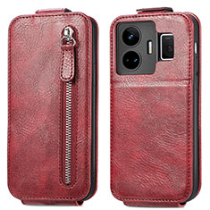 Leather Case Flip Cover Vertical for Realme GT Neo5 240W 5G Red