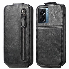 Leather Case Flip Cover Vertical for Realme V23i 5G Black