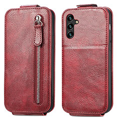 Leather Case Flip Cover Vertical for Samsung Galaxy A04s Red