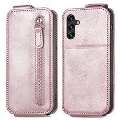Leather Case Flip Cover Vertical for Samsung Galaxy A13 5G Rose Gold