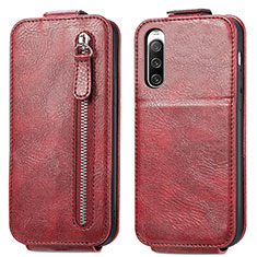 Leather Case Flip Cover Vertical for Sony Xperia 10 IV SO-52C Red