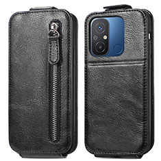 Leather Case Flip Cover Vertical for Xiaomi Poco C55 Black