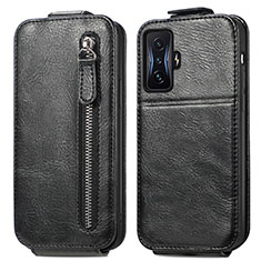 Leather Case Flip Cover Vertical for Xiaomi Redmi K50 Gaming AMG F1 5G Black