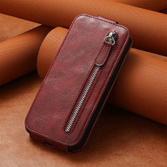 Leather Case Flip Cover Vertical for Xiaomi Redmi Note 10 Pro Max Red