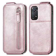 Leather Case Flip Cover Vertical for Xiaomi Redmi Note 11 Pro 4G Rose Gold
