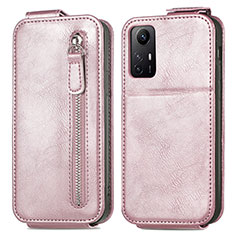 Leather Case Flip Cover Vertical for Xiaomi Redmi Note 12S Rose Gold