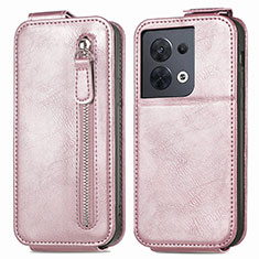 Leather Case Flip Cover Vertical for Xiaomi Redmi Note 13 5G Rose Gold