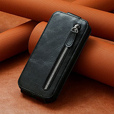 Leather Case Flip Cover Vertical S01D for Google Pixel 7a 5G Black