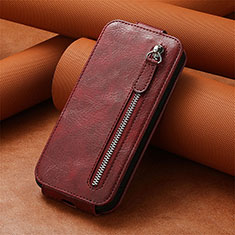 Leather Case Flip Cover Vertical S01D for Xiaomi Redmi K50i 5G Red