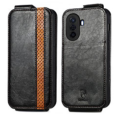 Leather Case Flip Cover Vertical S02D for Huawei Enjoy 50 Black