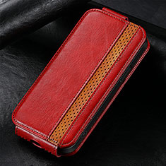 Leather Case Flip Cover Vertical S02D for Huawei Enjoy 50 Pro Red