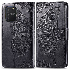 Leather Case Stands Butterfly Flip Cover Holder for Samsung Galaxy S10 Lite Black
